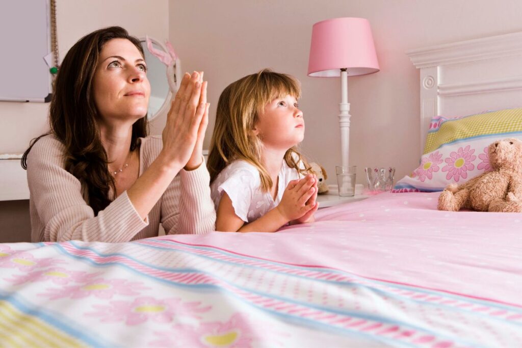 oração para os filhos dormir