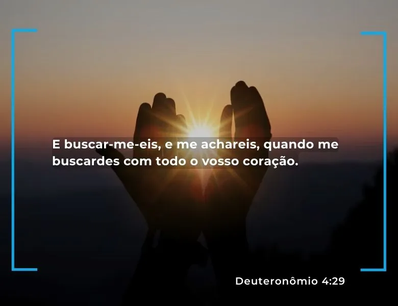 Versículos sobre a Busca de Deus - Deuteronômio