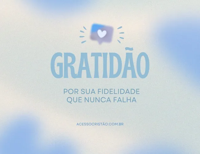 frase de gratidão a Deus